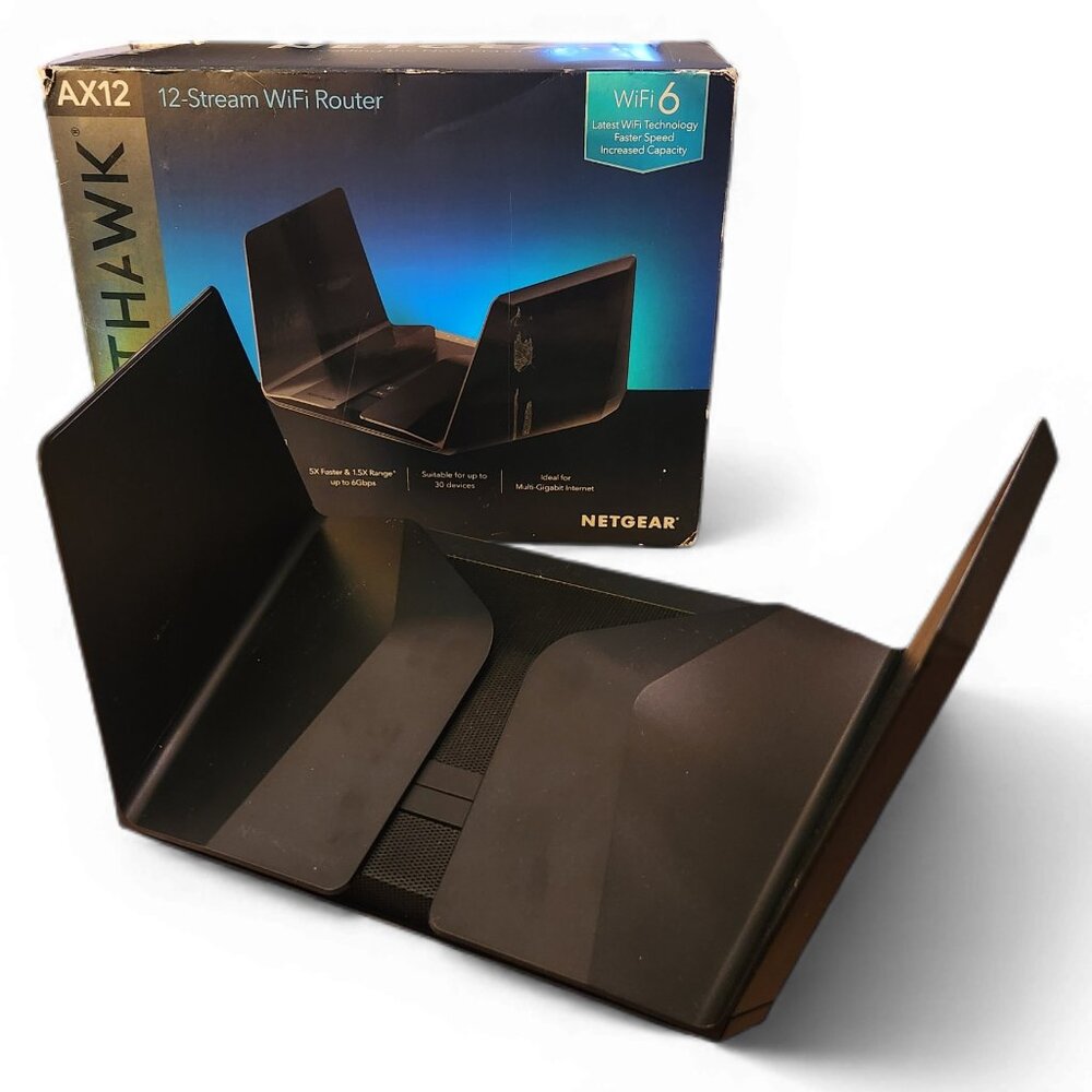 Netgear Nighthawk AX12 AX6000 WIFI Router Model RAX120